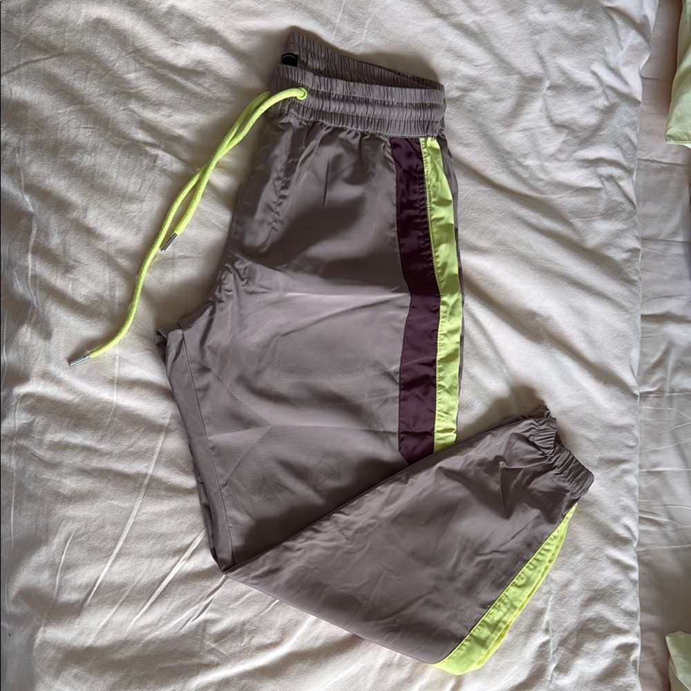 Stylish Track Pants with Neon Accents
